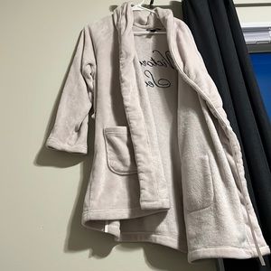 plush robe m/l blush pink